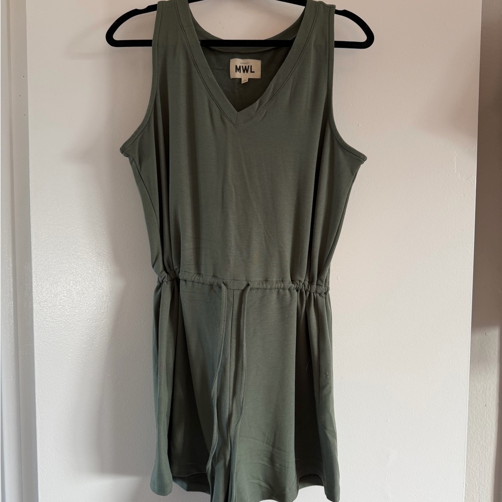 Madewell Olive Green Romper